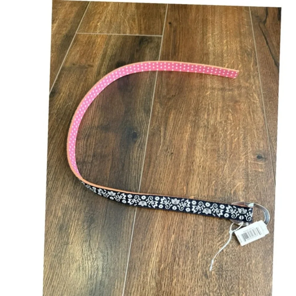 Pink and Black Floral Hanna andersson small belt new